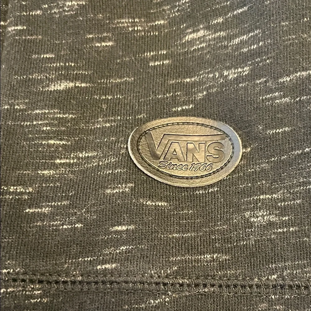 Vans  kids Charcoal Zip-Up Hoodie size medium